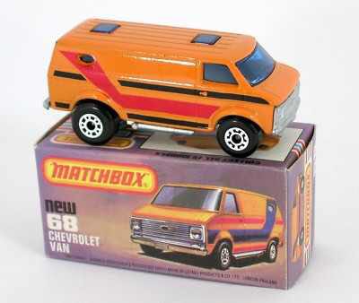 Chevy Van - Matchbox Superfast toy car collectible - Main Image 1