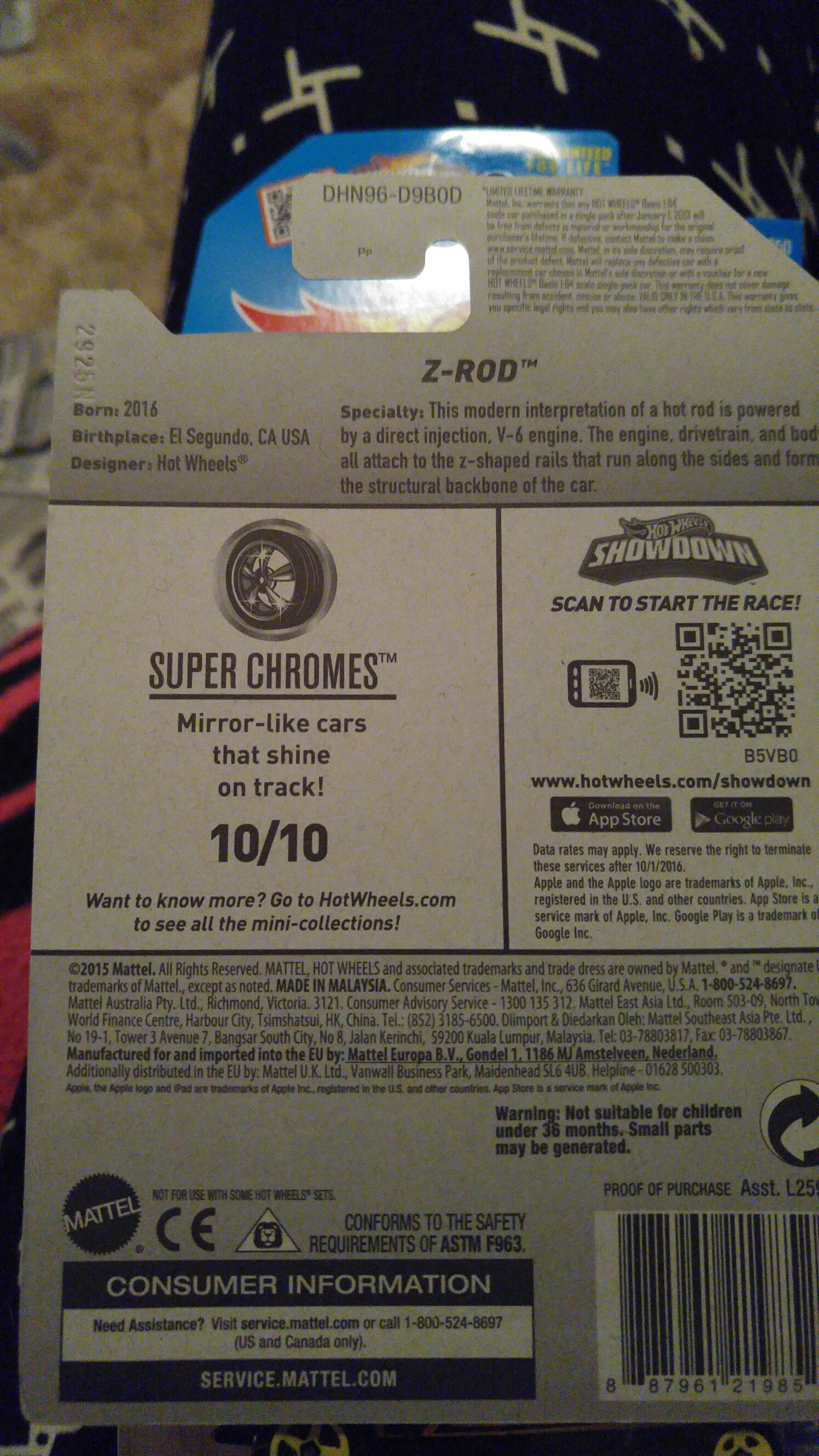 Z-ROD - Super Chromes toy car collectible - Main Image 2