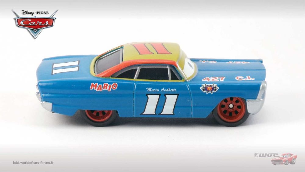 Mario Andretti - (2015 - Cars 2015) PISTON CUP (18) toy car collectible - Main Image 3