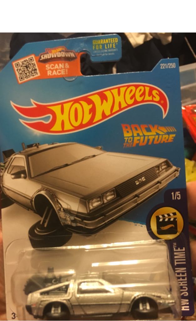 Back To The Future Time Machine - 2016: Hover Mode - HW Screen Time toy car collectible - Main Image 1