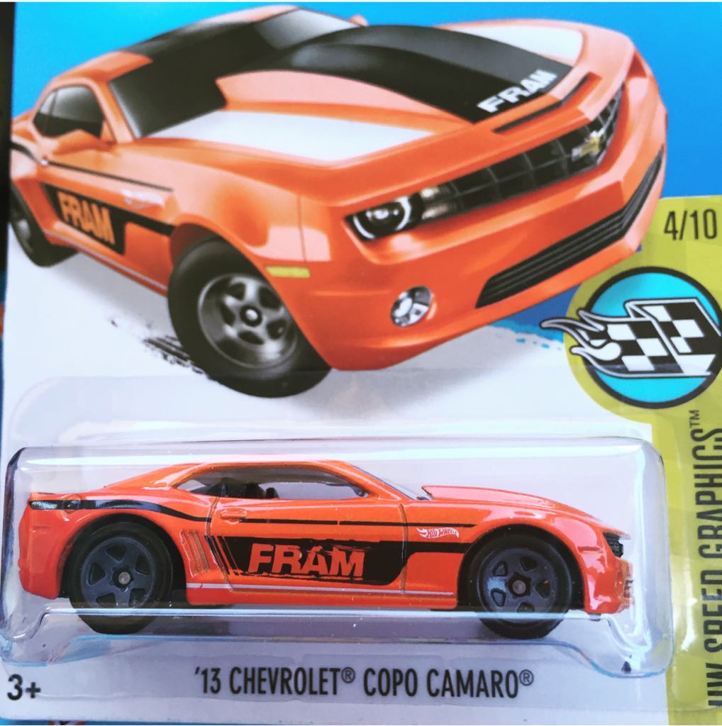 CHEVROLET COPO CAMARO ’13 - HW SPEED GRAPHICS 2 toy car collectible - Main Image 1