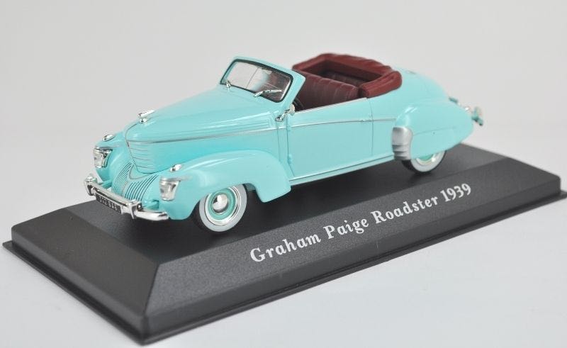 Graham Paige Roadster 1939, Coches De Epoca, Altaya, 1/43 - Los Mas Bellos Coches De Epoca toy car collectible - Main Image 1