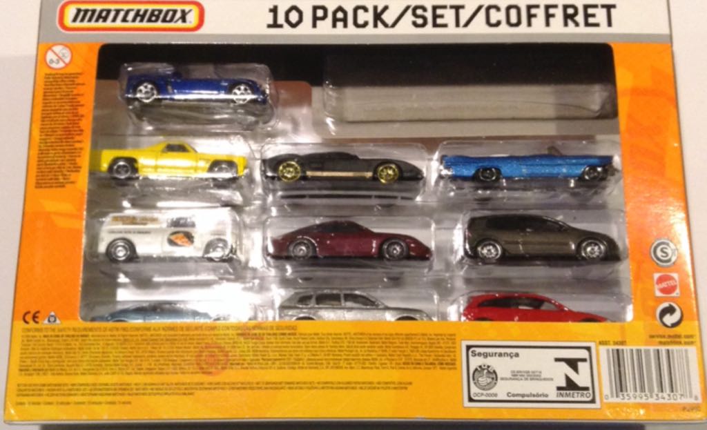 2008 Matchbox 10 Pack P2990  toy car collectible - Main Image 2
