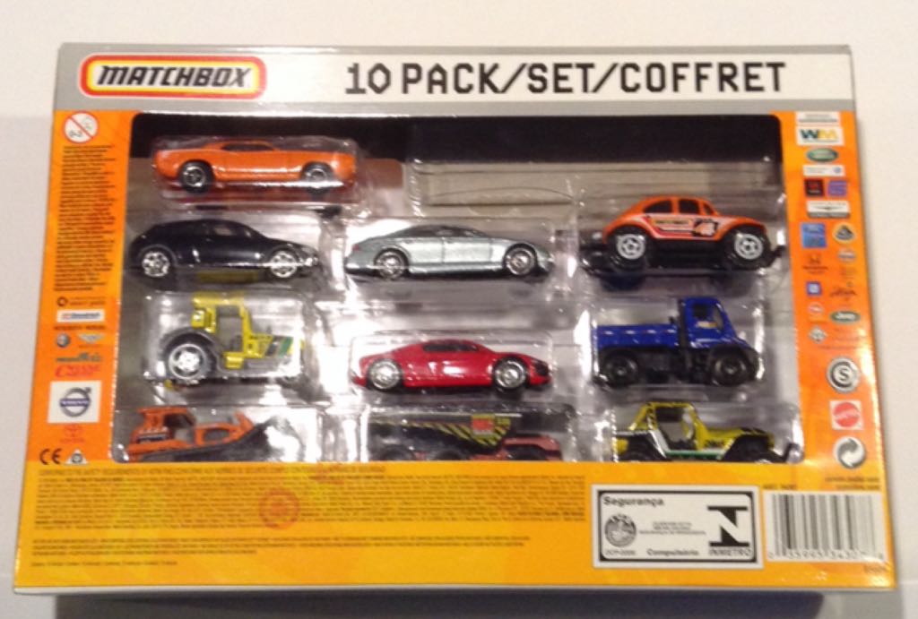 2008 Matchbox 10 Pack B5609  toy car collectible - Main Image 2