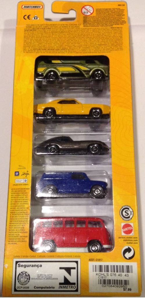 Matchbox 5 Pack  toy car collectible - Main Image 2