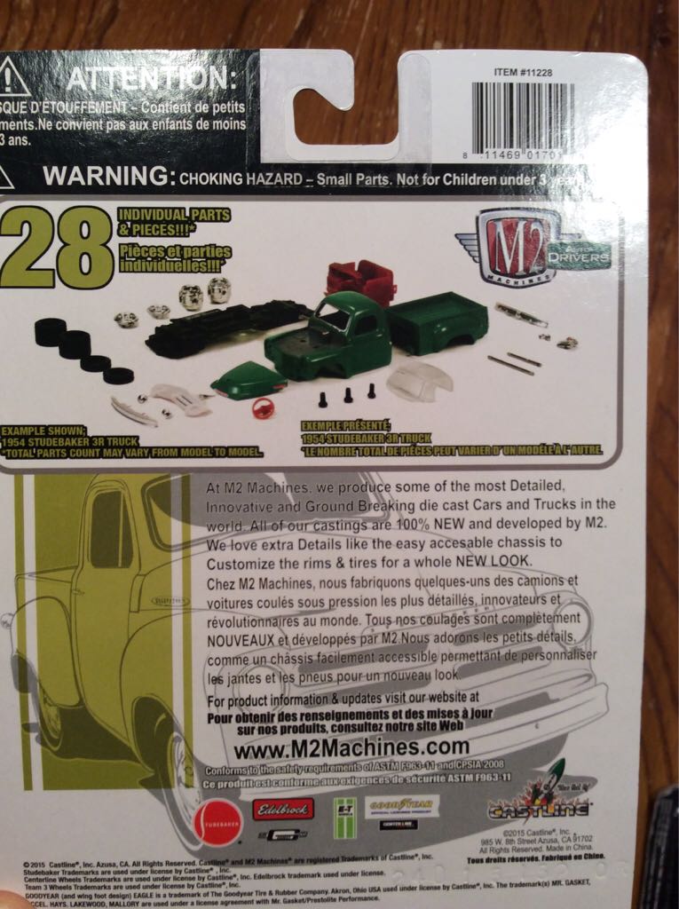 M2 Machines - Studebaker - 2015 M2 Auto Drivers toy car collectible - Main Image 2