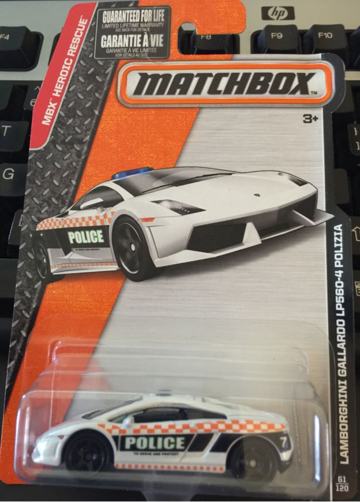 Lamborghini Gallardo LP560-4 Polizia - 2015 - MBX Heroic Rescue toy car collectible - Main Image 1
