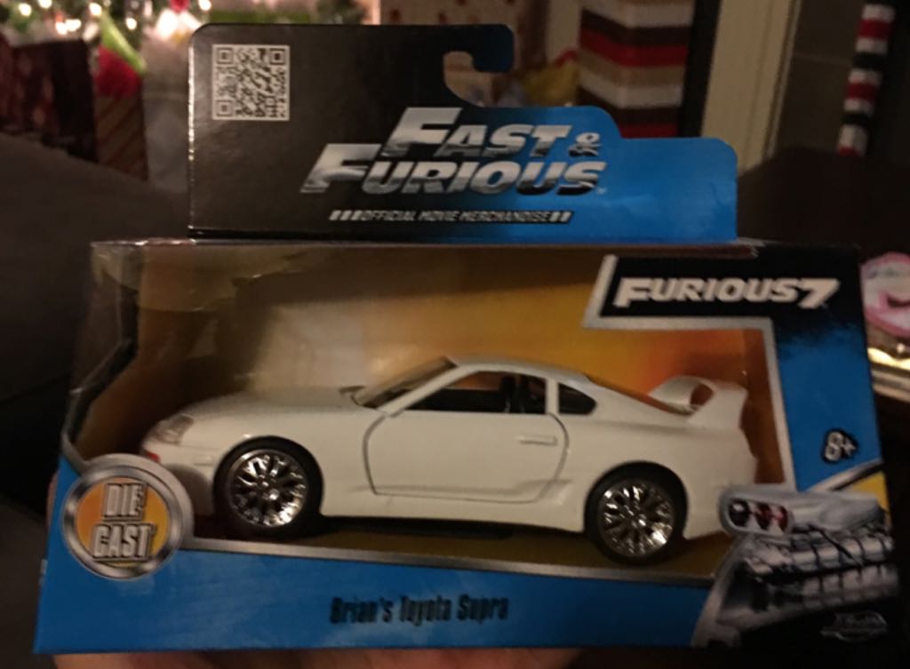 Brian’s Toyota Supra - 2015 Fast & Furious Series toy car collectible - Main Image 1