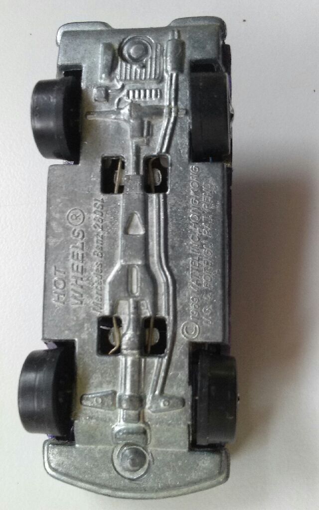 mercedes 280 purple 65 ok  toy car collectible - Main Image 2