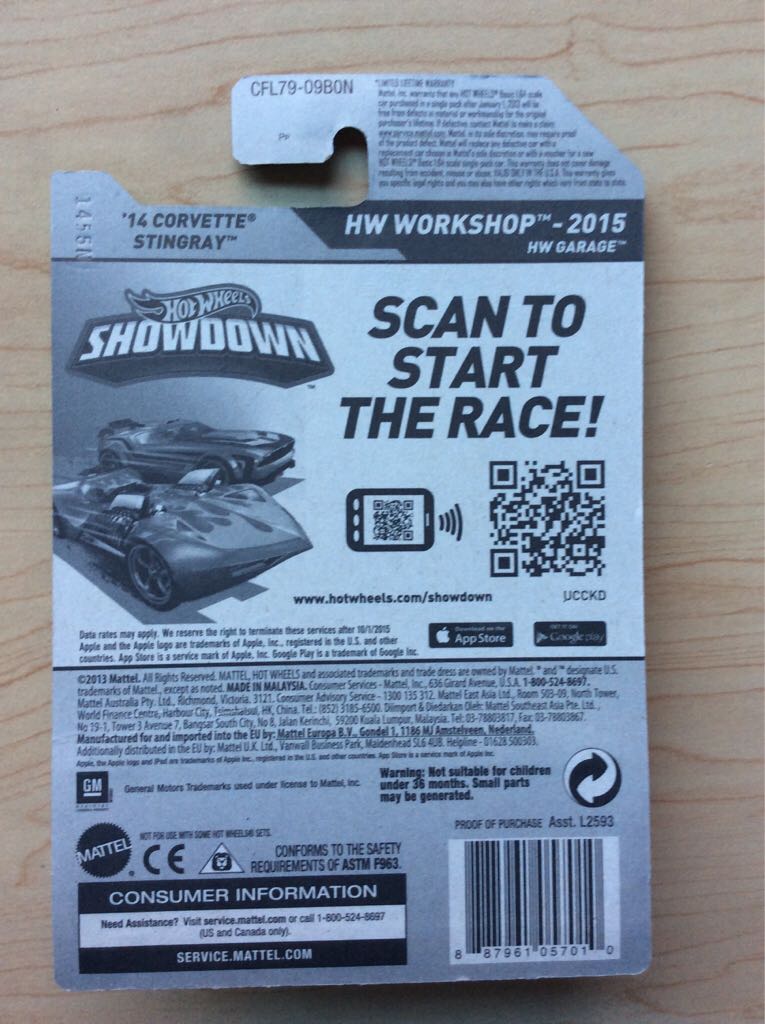 Hot Wheels - ’14 HW Workshop toy car collectible - Main Image 2