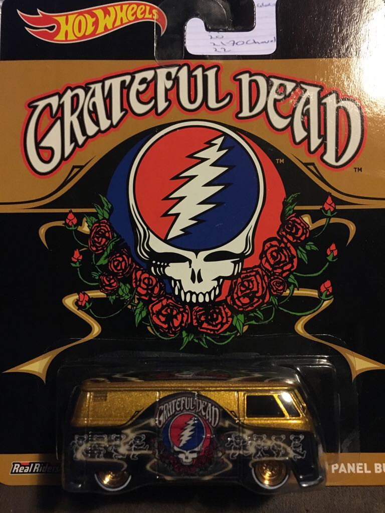 Volkswagen T1 Panel Bus - HW POP Culture Grateful Dead toy car collectible - Main Image 1