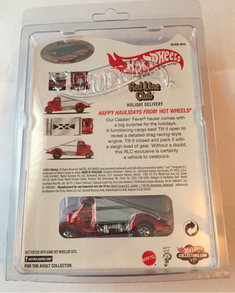 Cabbin’ Fever - Red Line Club toy car collectible - Main Image 2