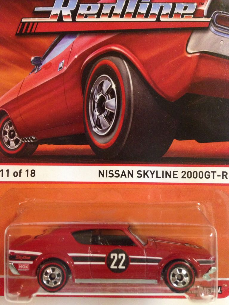 Nissan Skyline 2000GT-R - 2015 HW Heritage - Redline toy car collectible - Main Image 1