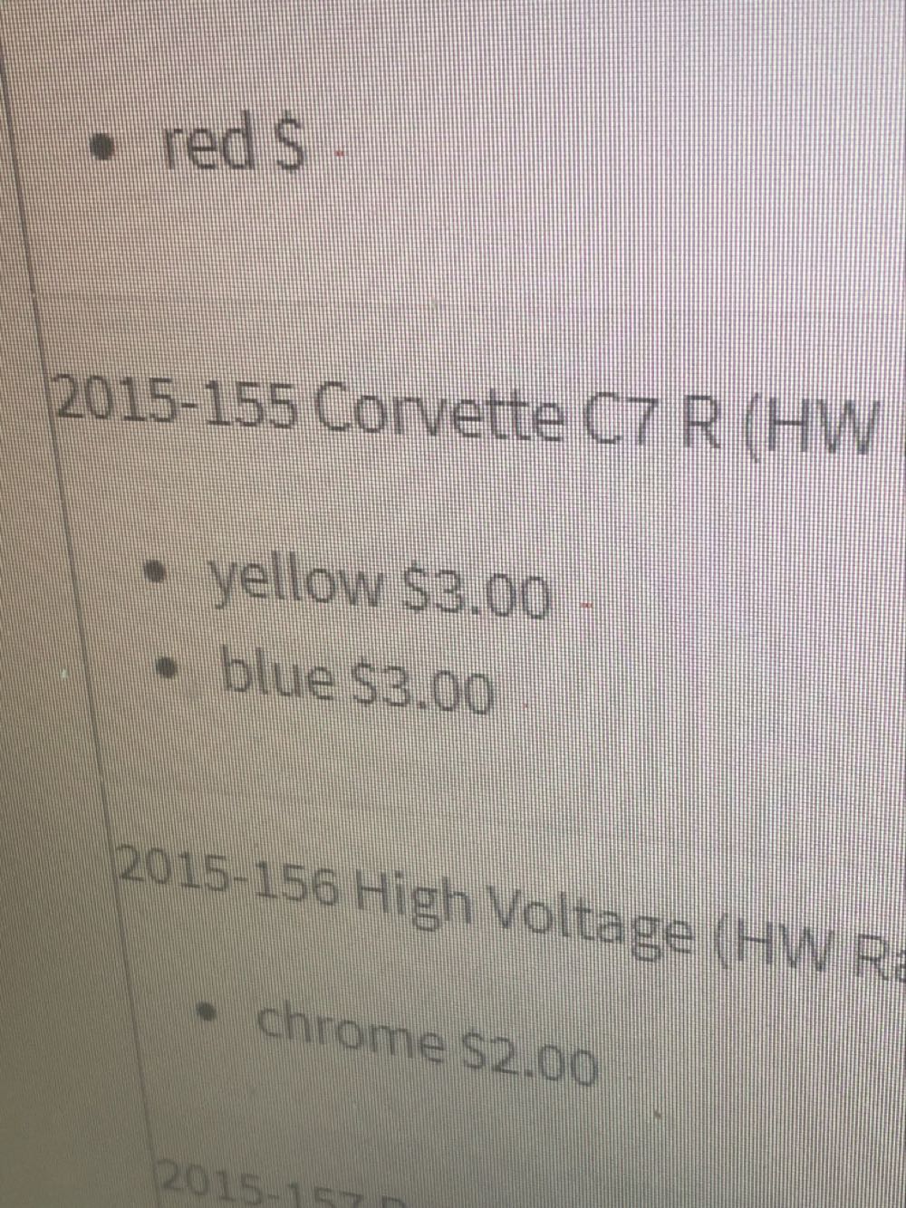 Corvette C7.R - HW Race World Race toy car collectible - Main Image 3