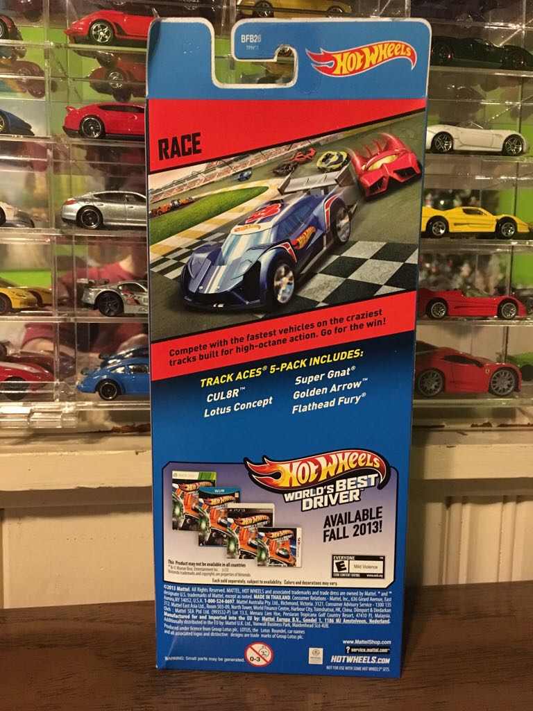 Track Aces 5 Pack  toy car collectible - Main Image 2