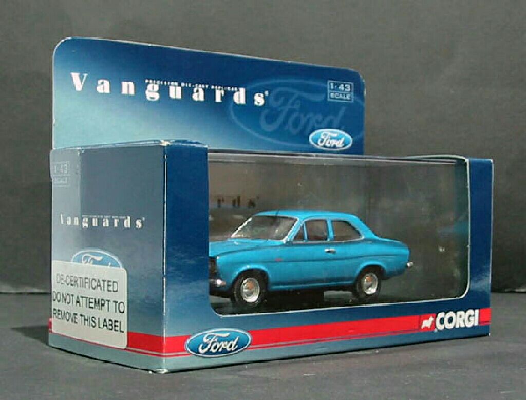 Ford escort mk1 blue  toy car collectible - Main Image 1
