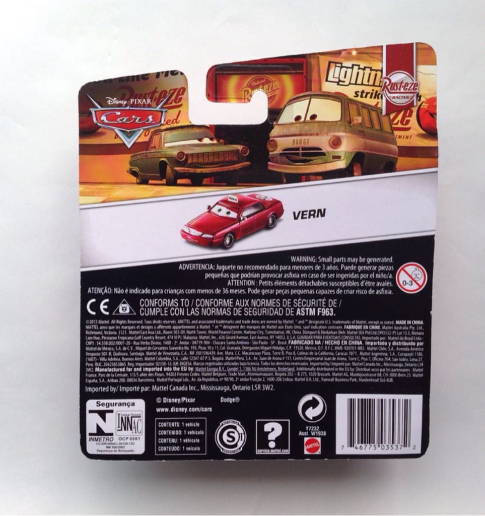 Disney Cars Vern  toy car collectible - Main Image 2