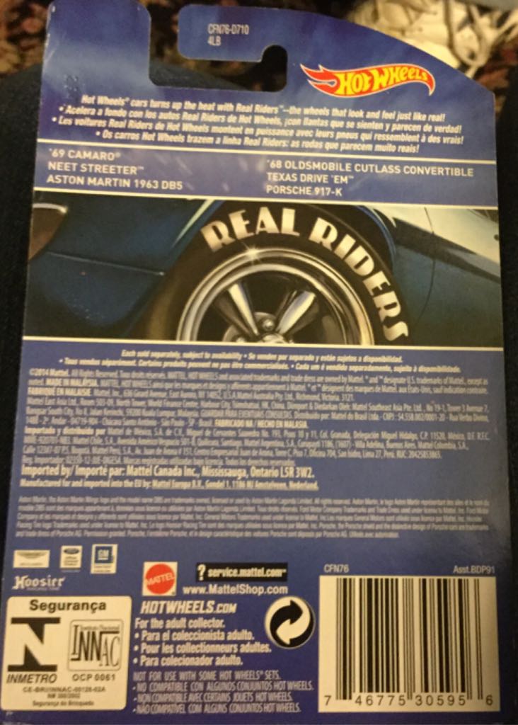 Camaro 69 - ’15 Real Riders toy car collectible - Main Image 2