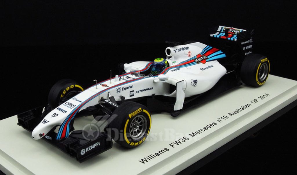 Williams Mercedes FW36 - Minichamps toy car collectible - Main Image 2