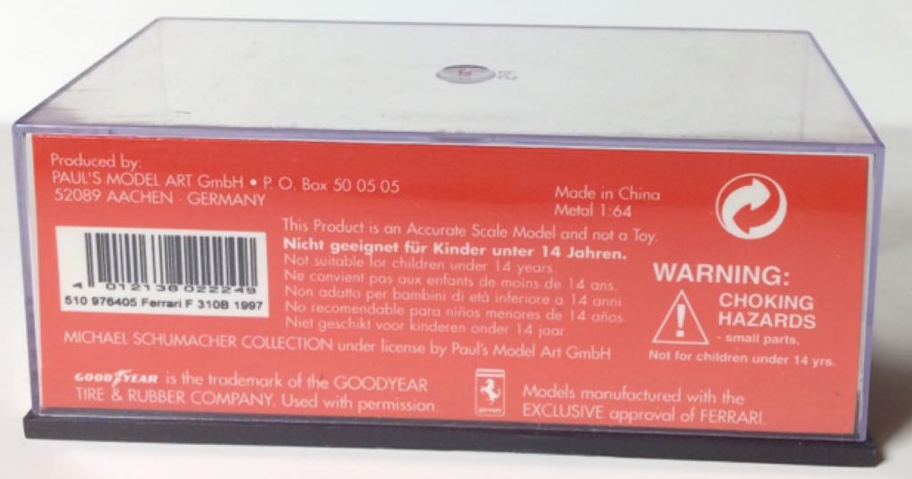 Ferrari F310B - Paul’s Model Art toy car collectible - Main Image 2