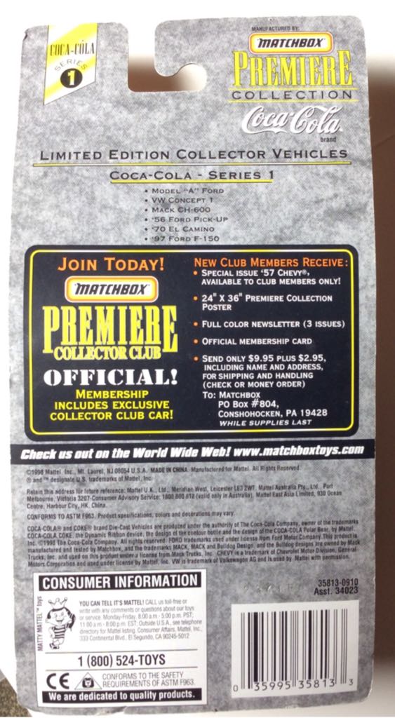 97 Ford F-150 - Coca-Cola Collection toy car collectible - Main Image 2