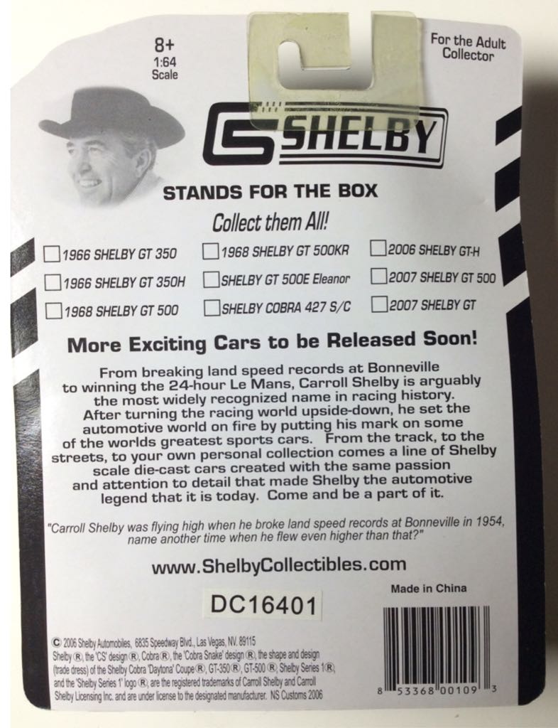 Shelby 427 Cobra S/C  toy car collectible - Main Image 2