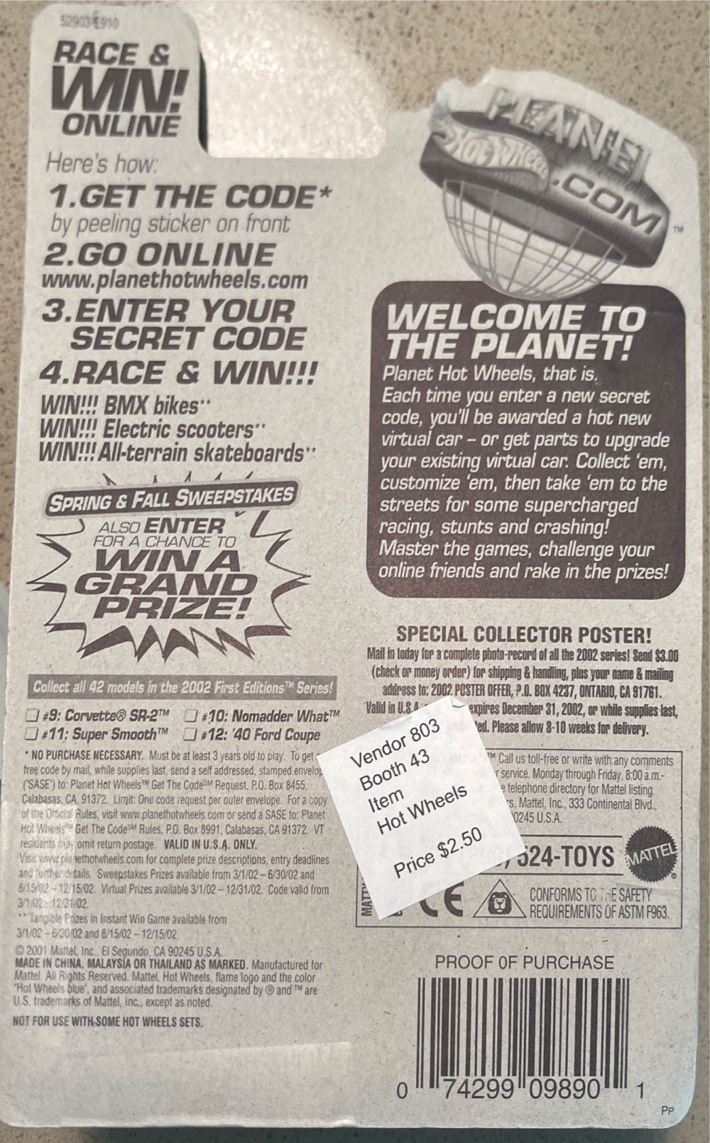 Nomadder What - HW Unboxed toy car collectible - Main Image 3