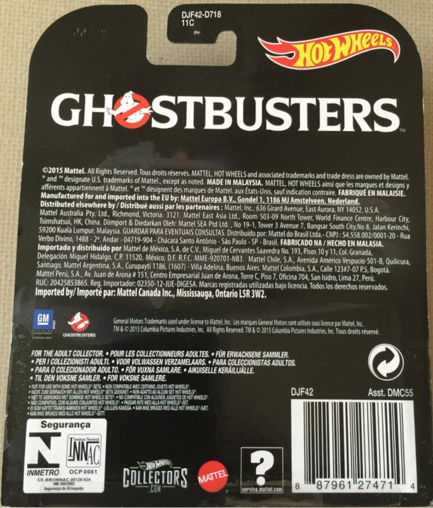 Ghostbusters Ecto-1 - Hot Wheels Entertainment toy car collectible - Main Image 2