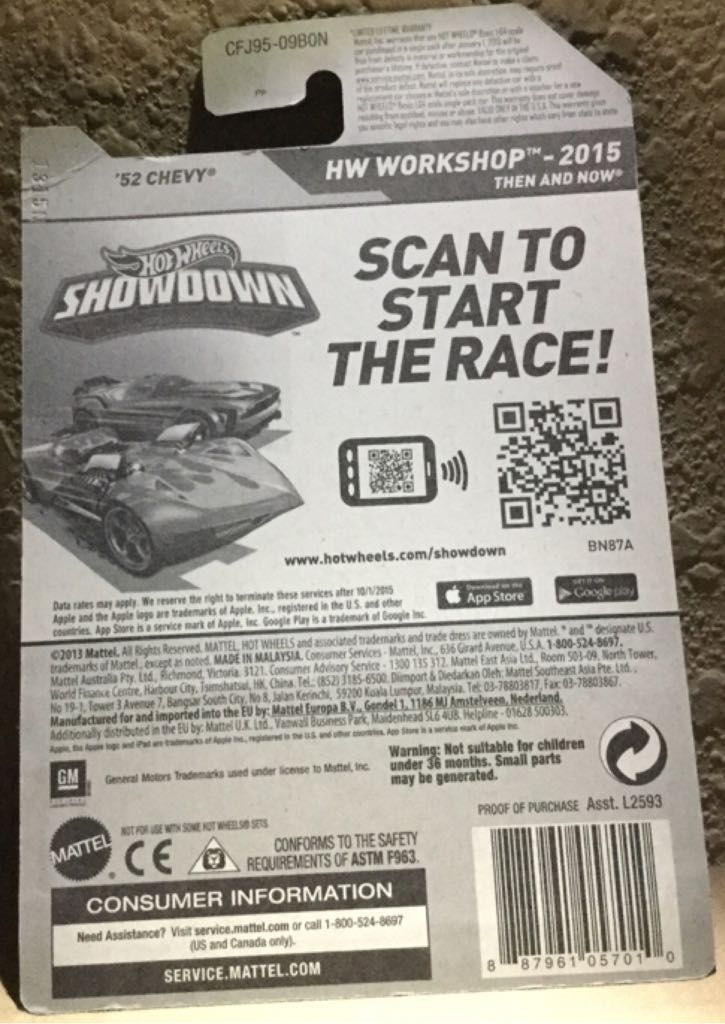 Hot Wheels - ’15 HW Workshop toy car collectible - Main Image 2