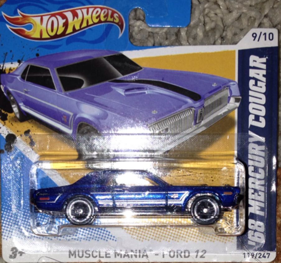 ’69 Mercury Cougar - Muscle Mania - Ford 12 toy car collectible - Main Image 1
