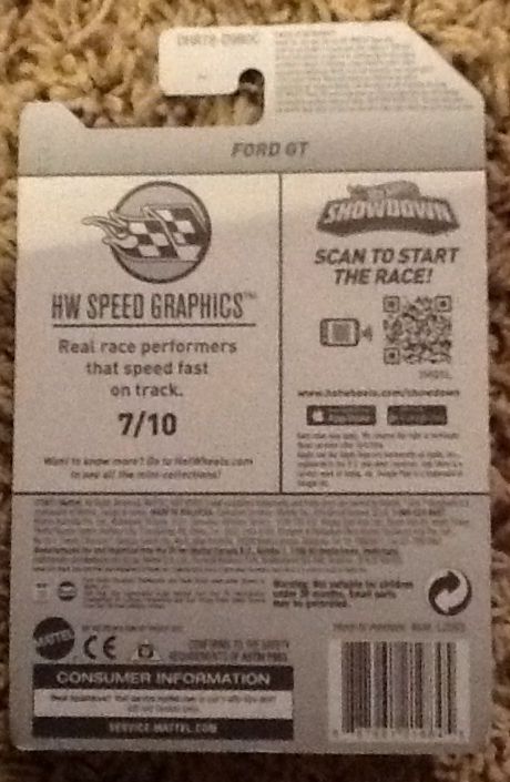 Ford GT - HW Speed Graphics toy car collectible - Main Image 2