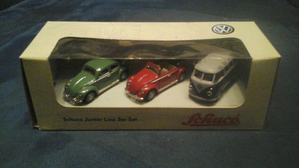 Schuco Junior Line 3er Set Fahrzeuge toy car collectible - Main Image 1