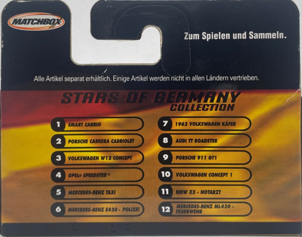 Matchbox Stars of Germany - Stars Of Germany toy car collectible - Main Image 2