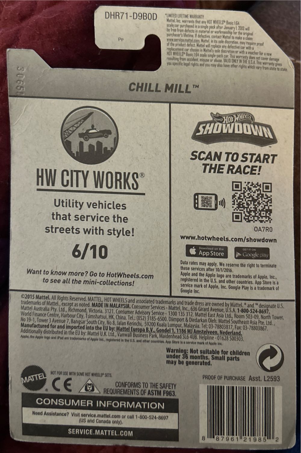 Chill Mill - City Works toy car collectible - Main Image 3