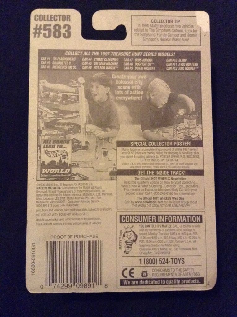 Hot Rod Wagon - 1997 Treasure Hunt Series toy car collectible - Main Image 2