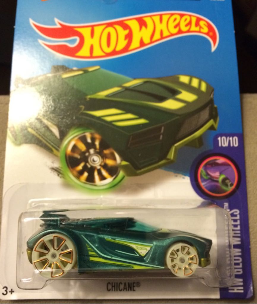 Chicane - ’16 HW Glow Wheels toy car collectible - Main Image 1