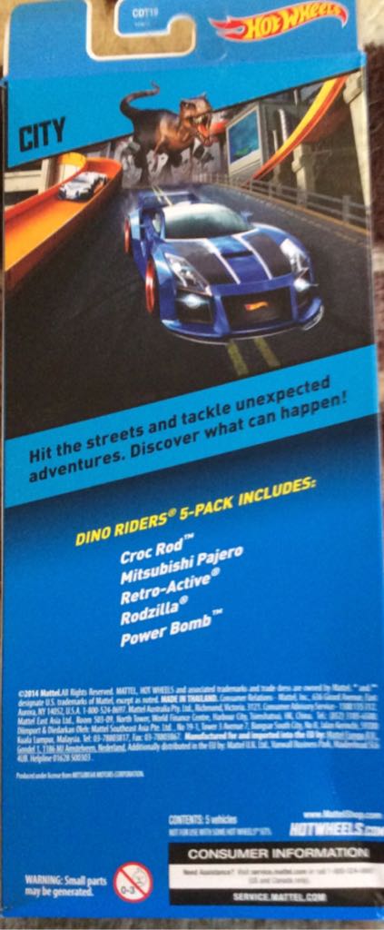 Retro Active - ’15 Dino Riders 5 Pack toy car collectible - Main Image 2