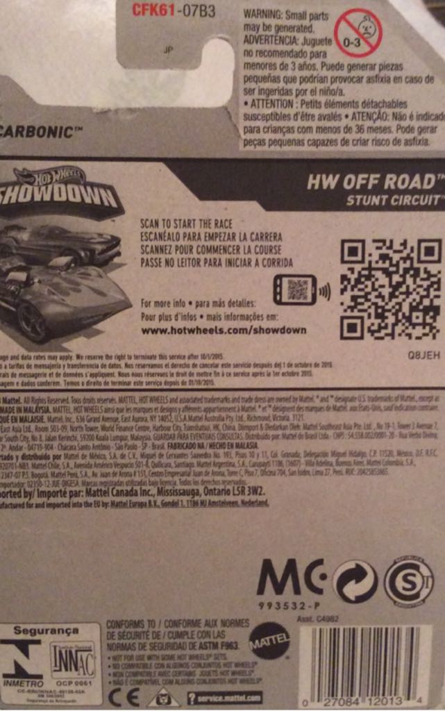 Carbonic - HW Off Road toy car collectible - Main Image 2