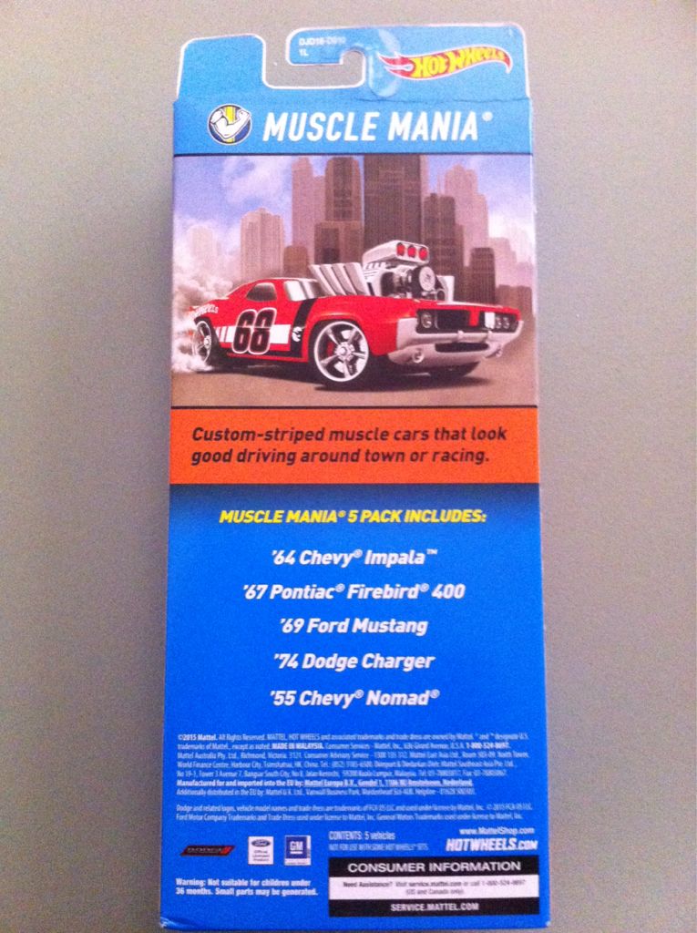 Muscle Mania 5 Pack - Muscle Mania 5-Pack toy car collectible - Main Image 2