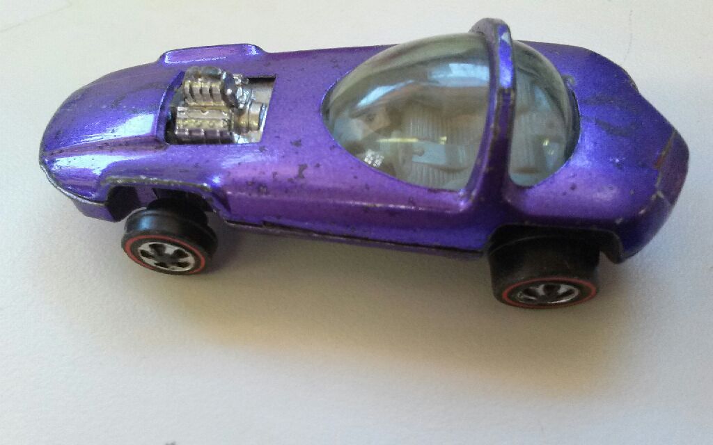 silhouette purple 50 ok  toy car collectible - Main Image 1
