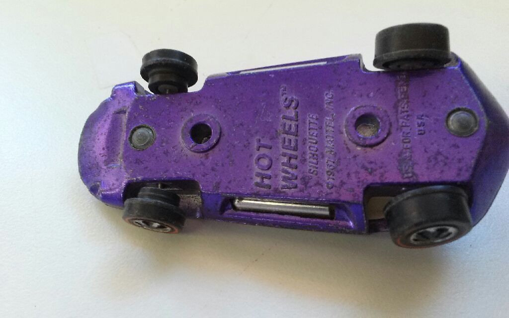 silhouette purple 50 ok  toy car collectible - Main Image 2