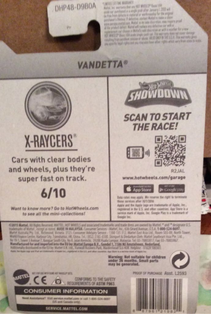 Vandetta - X Raycers toy car collectible - Main Image 2