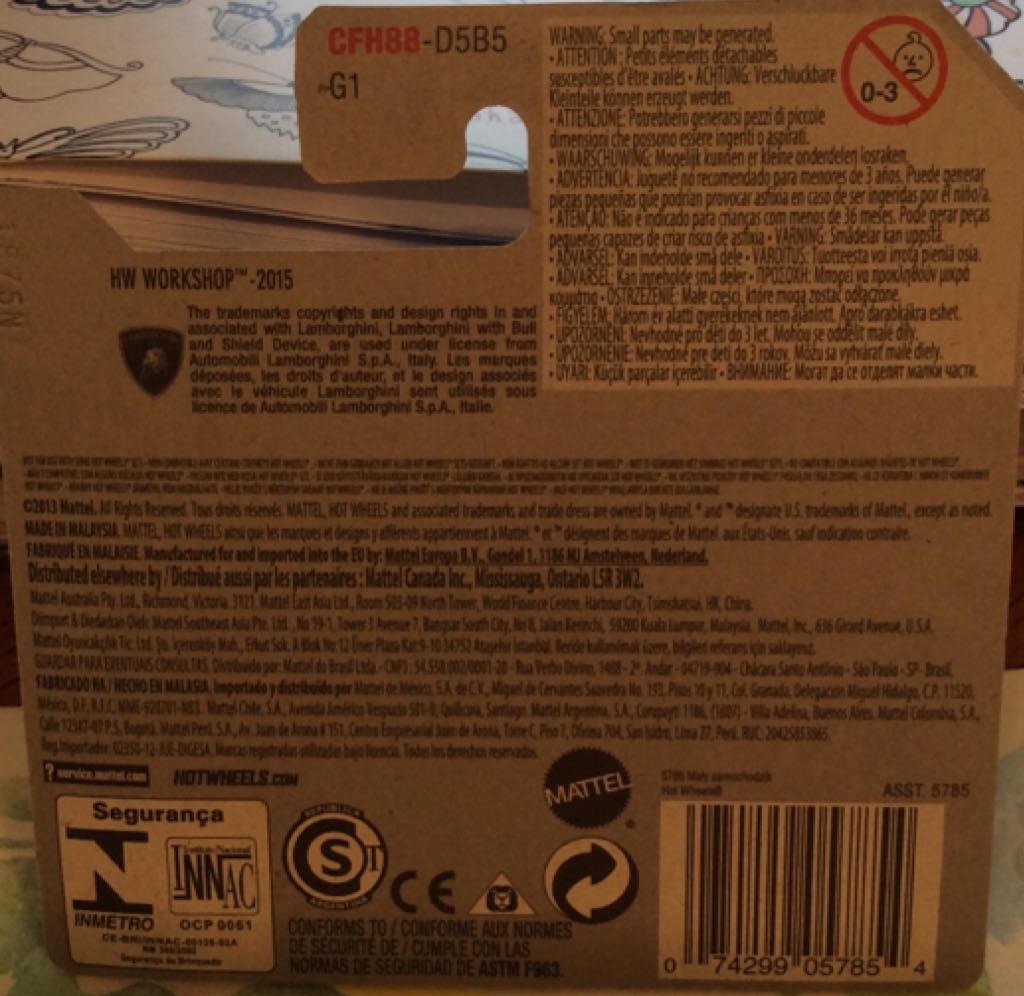 Lamborghini Sesto Elemento - H W Workshop toy car collectible - Main Image 2