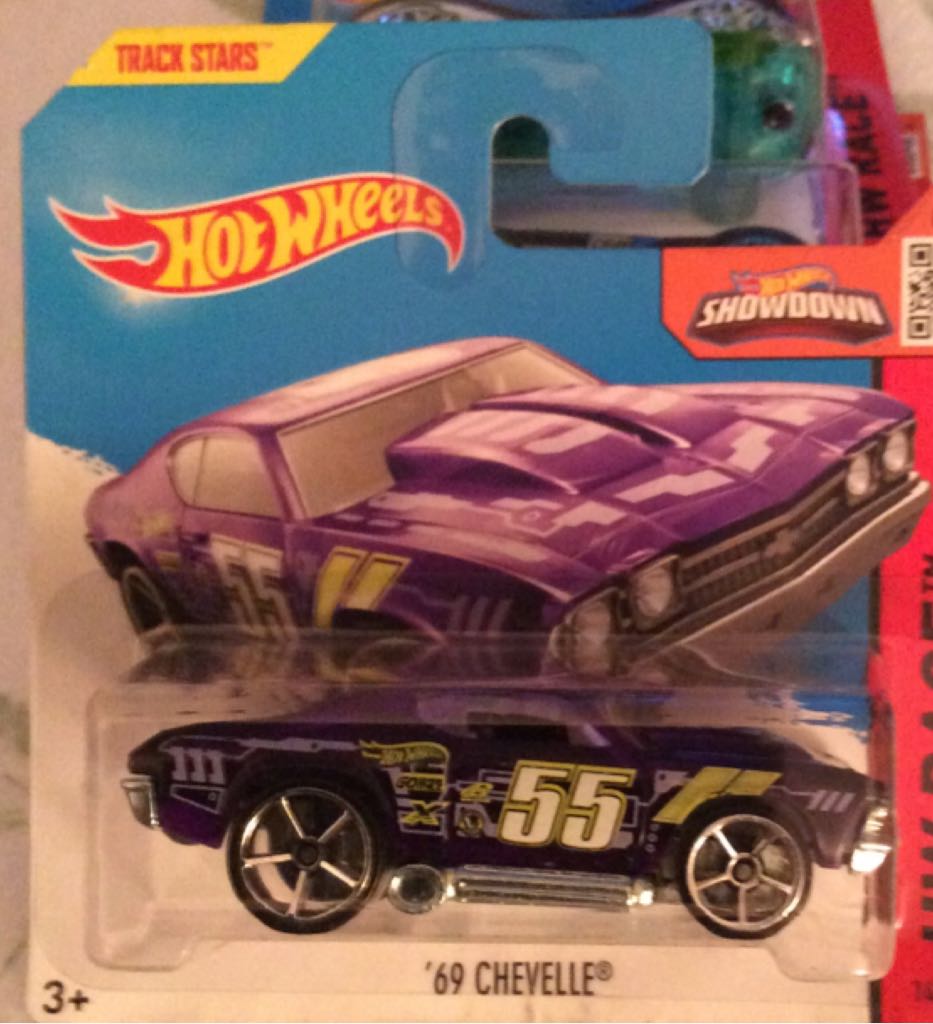 Hot Wheels 69 Chevelle - HW Race toy car collectible - Main Image 1