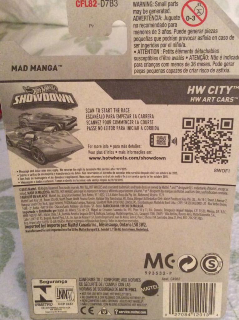 Hot Wheels Mad Manga - HW City toy car collectible - Main Image 2