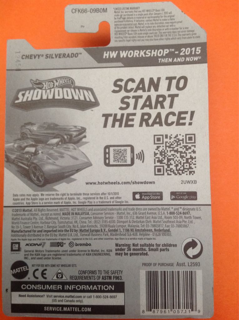 CHEVY SILVERADO - Then And Now toy car collectible - Main Image 2