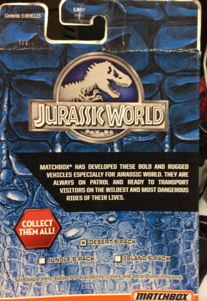 Coyote 500 - 2015 Jurassic World: Desert toy car collectible - Main Image 2