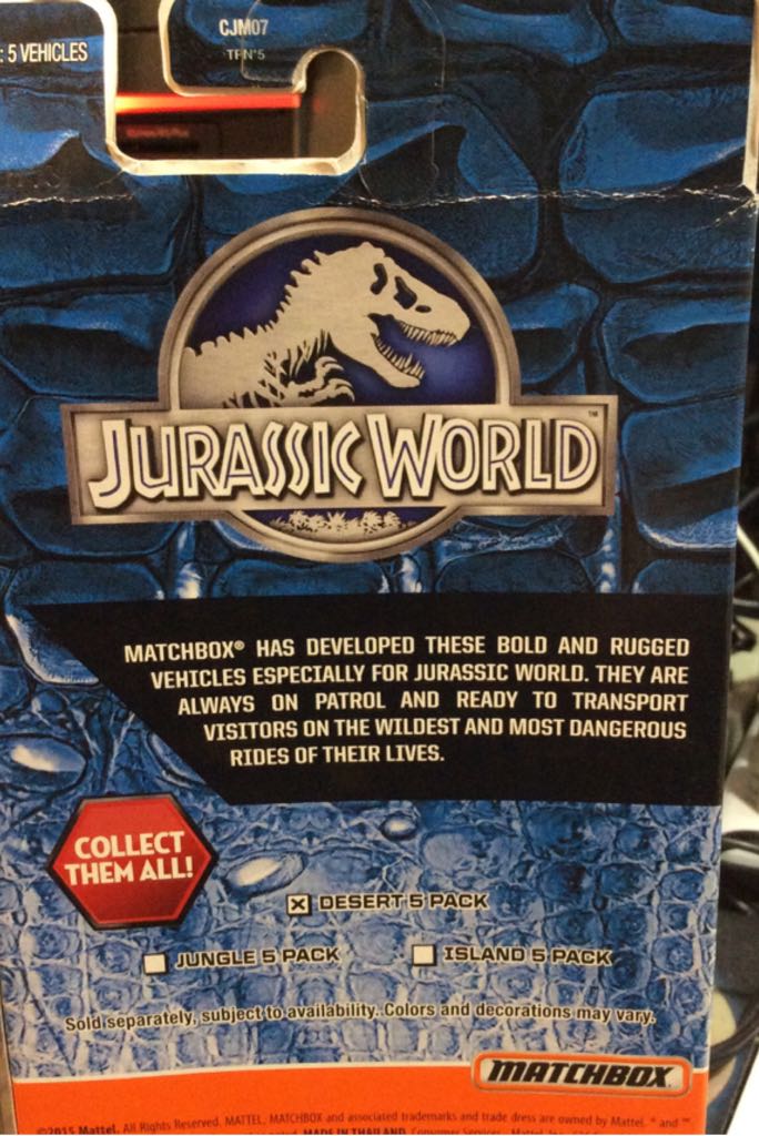 Matchbox Baja Bandit Desert 5 Pack - 2015 Desert Force 5-Pack toy car collectible - Main Image 2