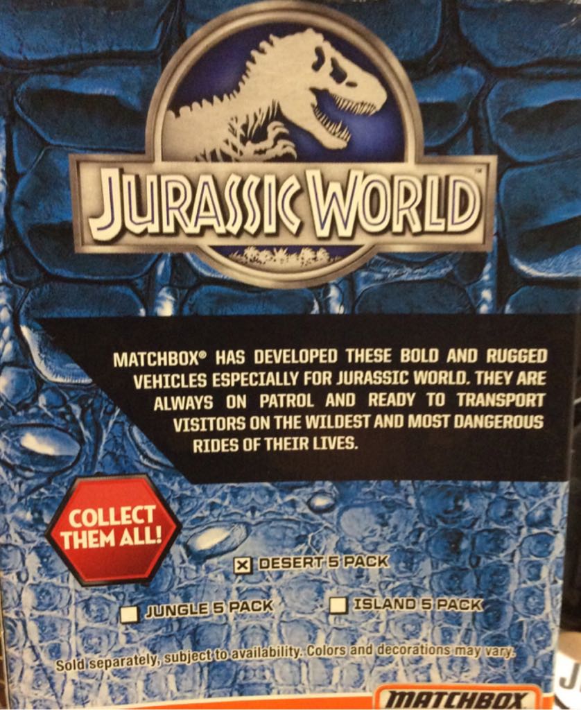 Matchbox Volkswagen Thing Type 181 Desert 5 Pack - 2015 Desert Force 5-Pack toy car collectible - Main Image 2