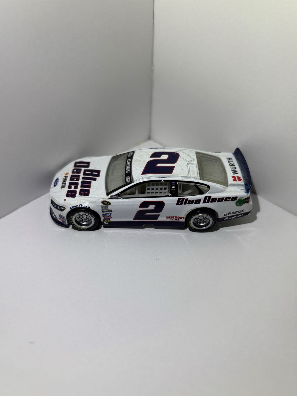Brad Keselowski: Blue Deuce - Action Lionel toy car collectible - Main Image 2